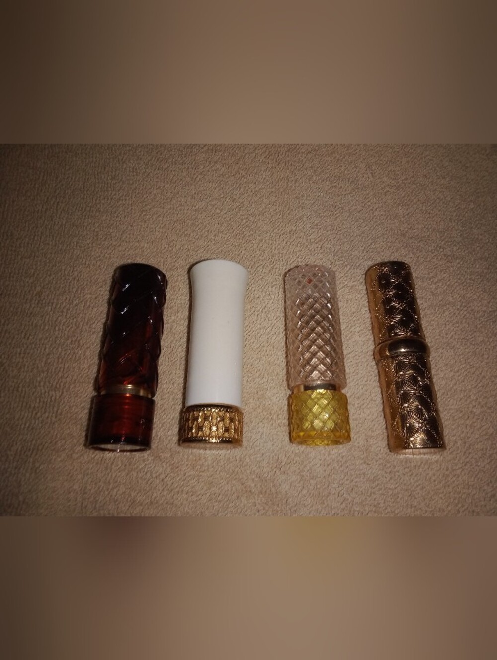 Vintage Avon Lipstick Tubes Collectible Set of 4